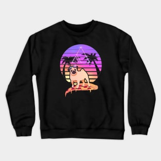 Pizza Pug - Miami Slice Crewneck Sweatshirt